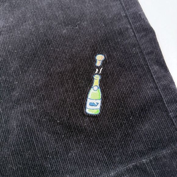 Vineyard Vines Corduroy Pants Mens Size 35 x 30 Black Slim Fit Breaker Champagne - Picture 4 of 8